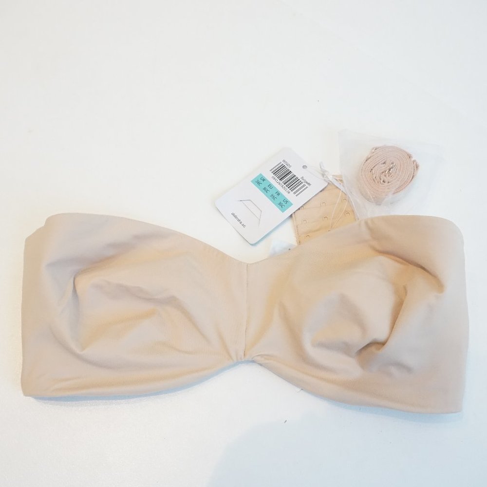 *NWT* Beige Strapless Bra Size 36C